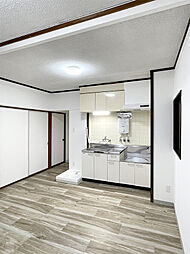 アントワーヌ富山II 207 2階2DKのリビング/ダイニング