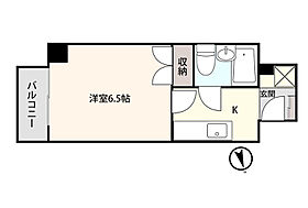 4階 / 1K / 24.8㎡