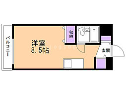 ラ・パルフェ・ド・札幌 ワンルームの間取図画像