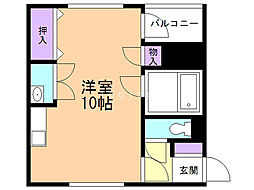 ベル・エトワール ワンルームの間取図画像