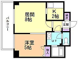 アクティ麻生南 1LDKの間取図画像