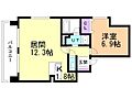赤いマンション北大前5階7.1万円