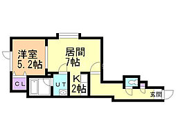 間取図画像 1LDK