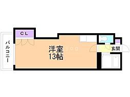 グランドハイツ当別 ワンルームの間取図画像