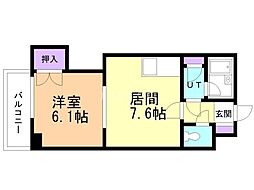 間取図画像 1DK