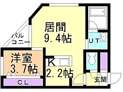 間取図画像 1LDK