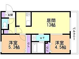 札幌市営南北線 北18条駅 徒歩9分 2階/-
