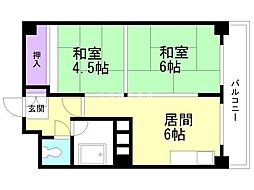 間取図画像 2DK