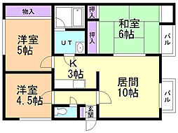 間取図画像 3LDK