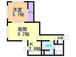 間取図画像 1LDK