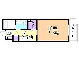間取図画像 1K