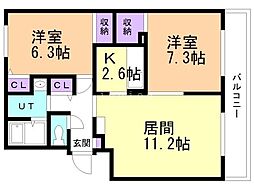 パークハイツI 4階