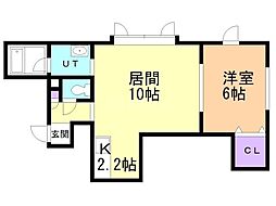 間取図画像 1LDK