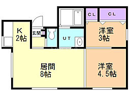 コーポうたの 3階/201