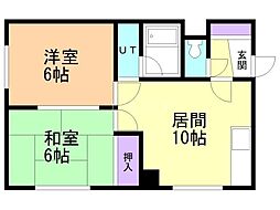 コーポあさや 2階