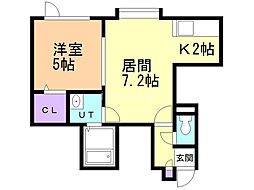 間取図画像 1LDK