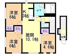 間取図画像 3LDK
