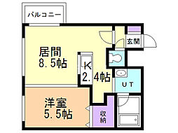 間取図画像 1LDK