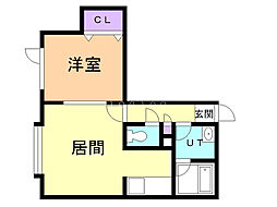 間取図画像 1LDK