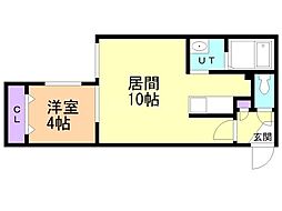 間取図画像 1LDK