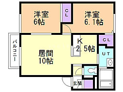 ルミエールシエルI 2階