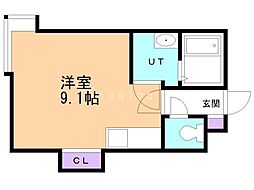 間取図画像 ワンルーム