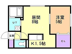 間取図画像 1LDK
