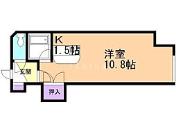 間取図画像 1K