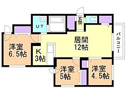 間取図画像 3LDK