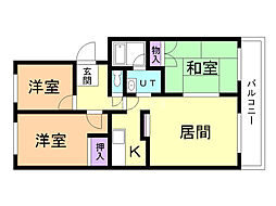 間取図画像 3LDK
