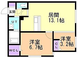 ラグナベルデ北9条 1階