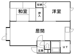 はまなす27 2LDKの間取図画像