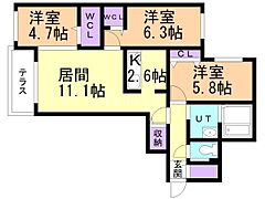 物件の間取り