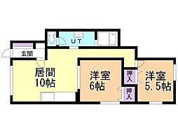 ハイツトノヤマ 2階