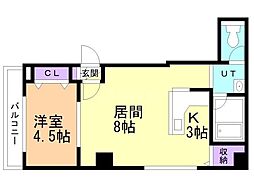 間取図画像 1LDK