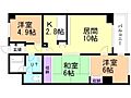 鹿友ディアプラザ宮の森2階7.3万円