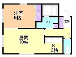 間取図画像 1LDK