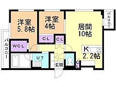 物件の間取り