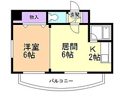 間取図画像 1LDK