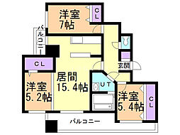 間取図画像 3LDK