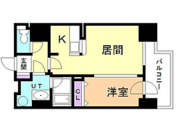 アルファタワー札幌南4条 7階1LDKの間取り