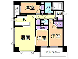 間取図画像 3LDK
