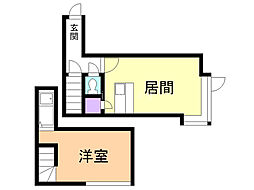 グランステージ中島公園西 103 1階1DKの間取り