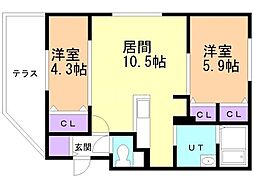 ヴォヤージュ円山 1階/105