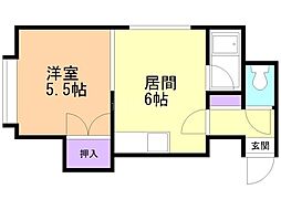 北8条ファミリーハイツ 2階
