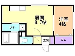 間取図画像 1LDK