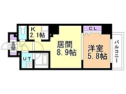 間取図画像 1LDK