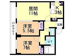 物件の間取り