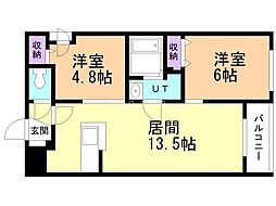 札幌市営東西線 西18丁目駅 徒歩11分 4階/-