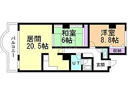 ＨＫ大通ハイム 2階/201